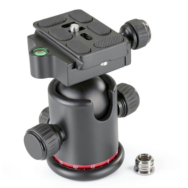 Neewer Metal 360 Degree Ball Head for DSLR Cameras Tripod-0