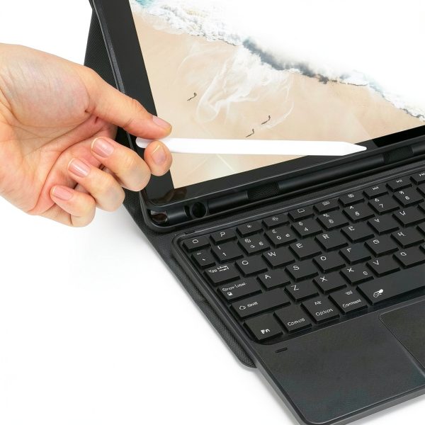 SaharaCase iPad Keyboard Case with Mouse Pad and Kickstand-3