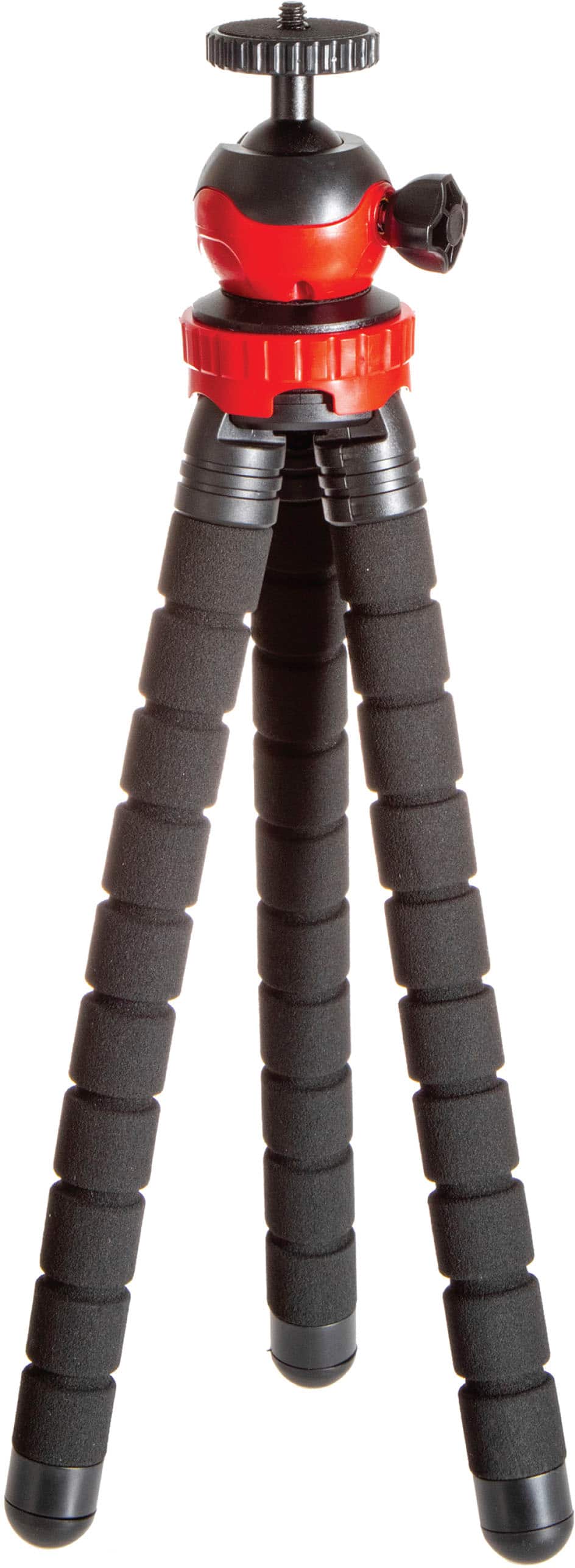 Sunpak Gripper wrapped around a metal railing with a camera attached