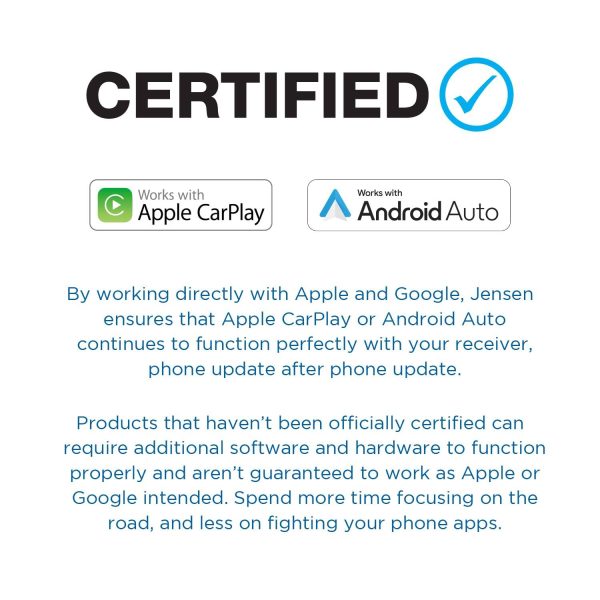 Jensen J3CA7W Car Stereo Touchscreen CarPlay Android Auto-1