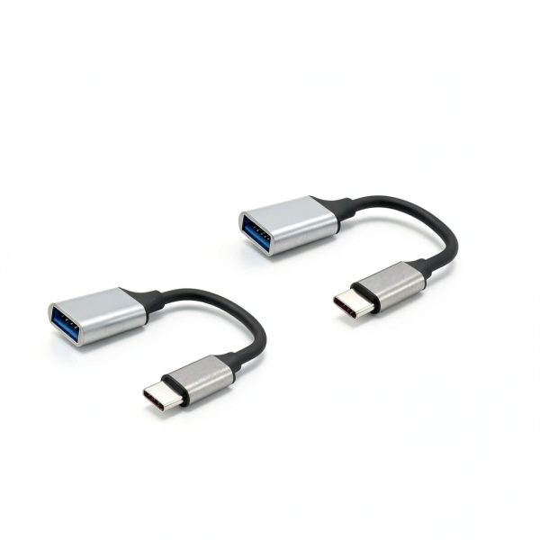 USB C to USB Adapter 2 Pack for MacBook iPhone Samsung-4