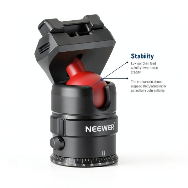 Neewer Tripod Head 360 Panoramic Ball Head for DSLR Cameras-5