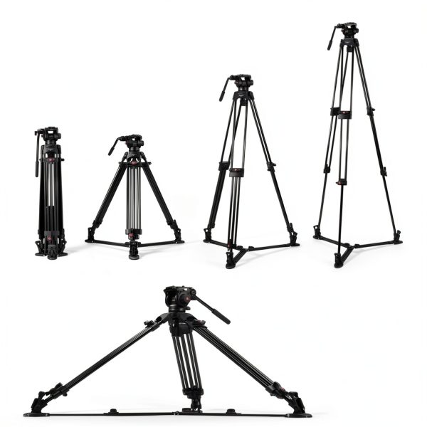 RAUBAY DV-2 Tripod Professional Fluid Head Heavy Duty-2