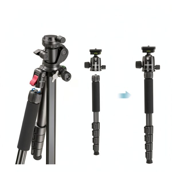Neewer Basics Horizontal Overhead Tripod Aluminum 360 Pan-3