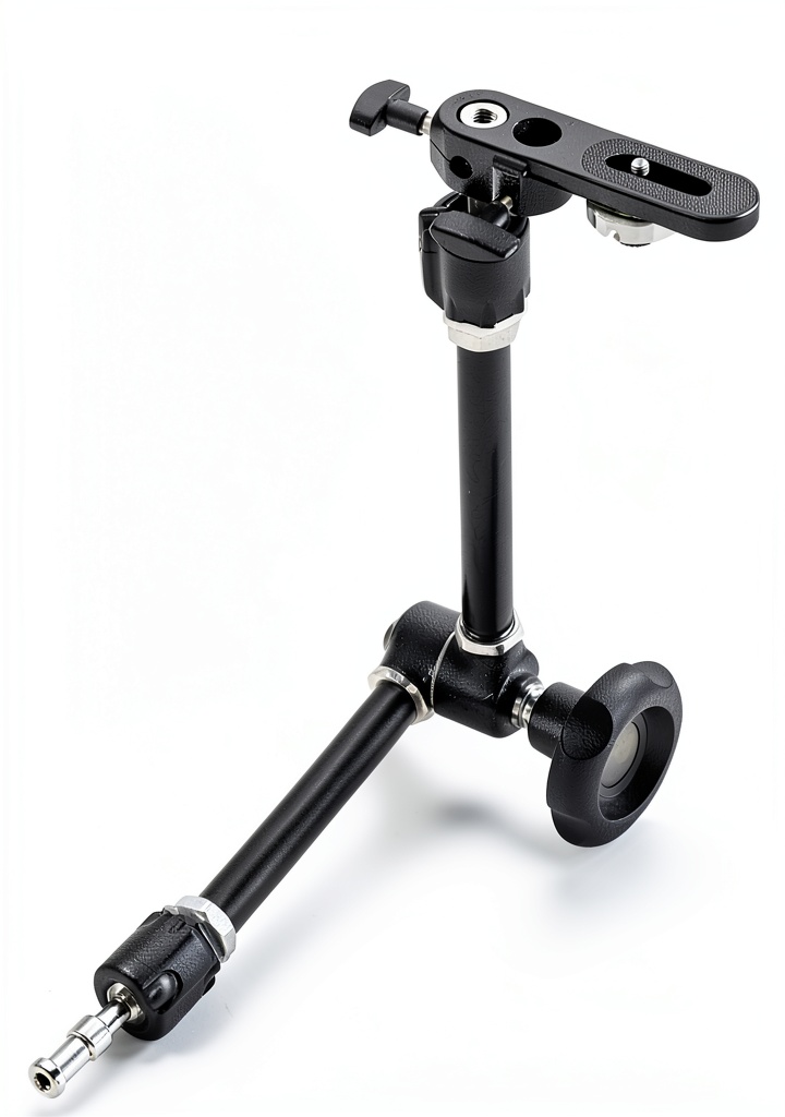 Pavo Monitor Arm mounted on a desk with monitor attached