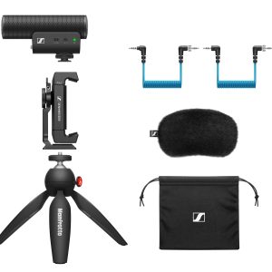 Sennheiser MKE 400 Mobile Kit Vlogger Shotgun Microphone-0