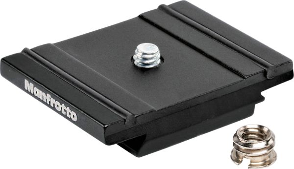 Manfrotto Camera Head Attachment Aluminum Plate Stable-0