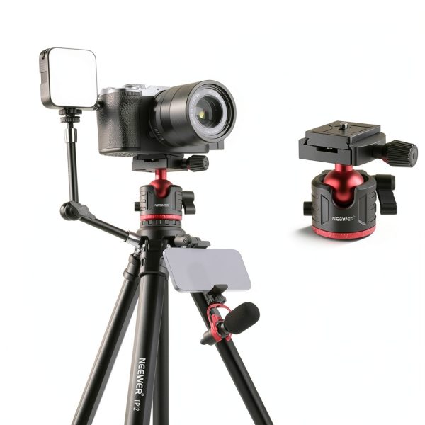 Neewer Basics Travel Tripod Camera Stand Ball Head Arca-4
