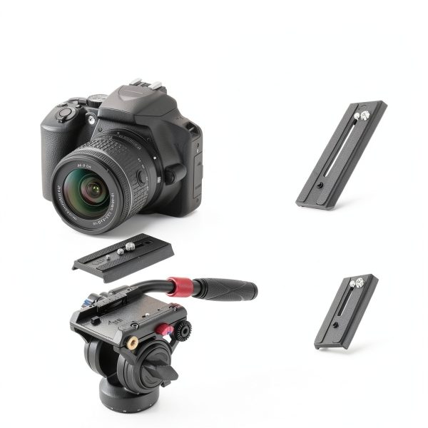 Neewer Fluid Head Tripod Lightweight Aluminum DSLR Video-1