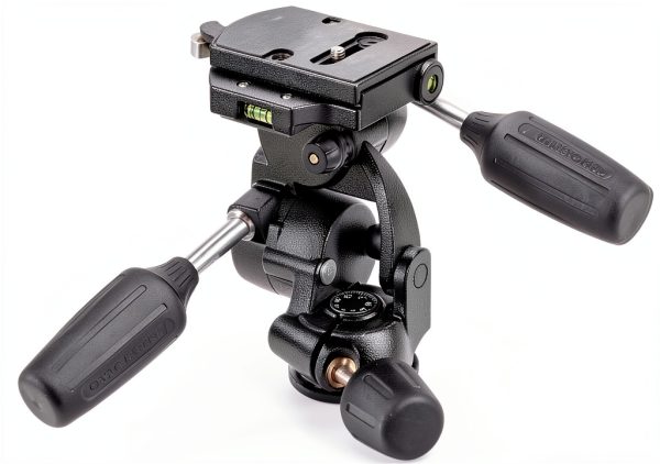 Manfrotto Quick Release Plate with Bubble Levels for Video-0