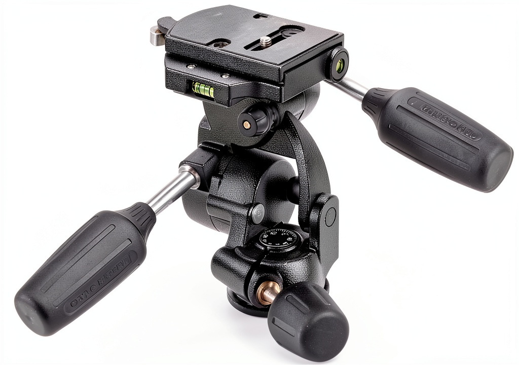 Manfrotto Quick Release Plate mounted on a video fluid head
