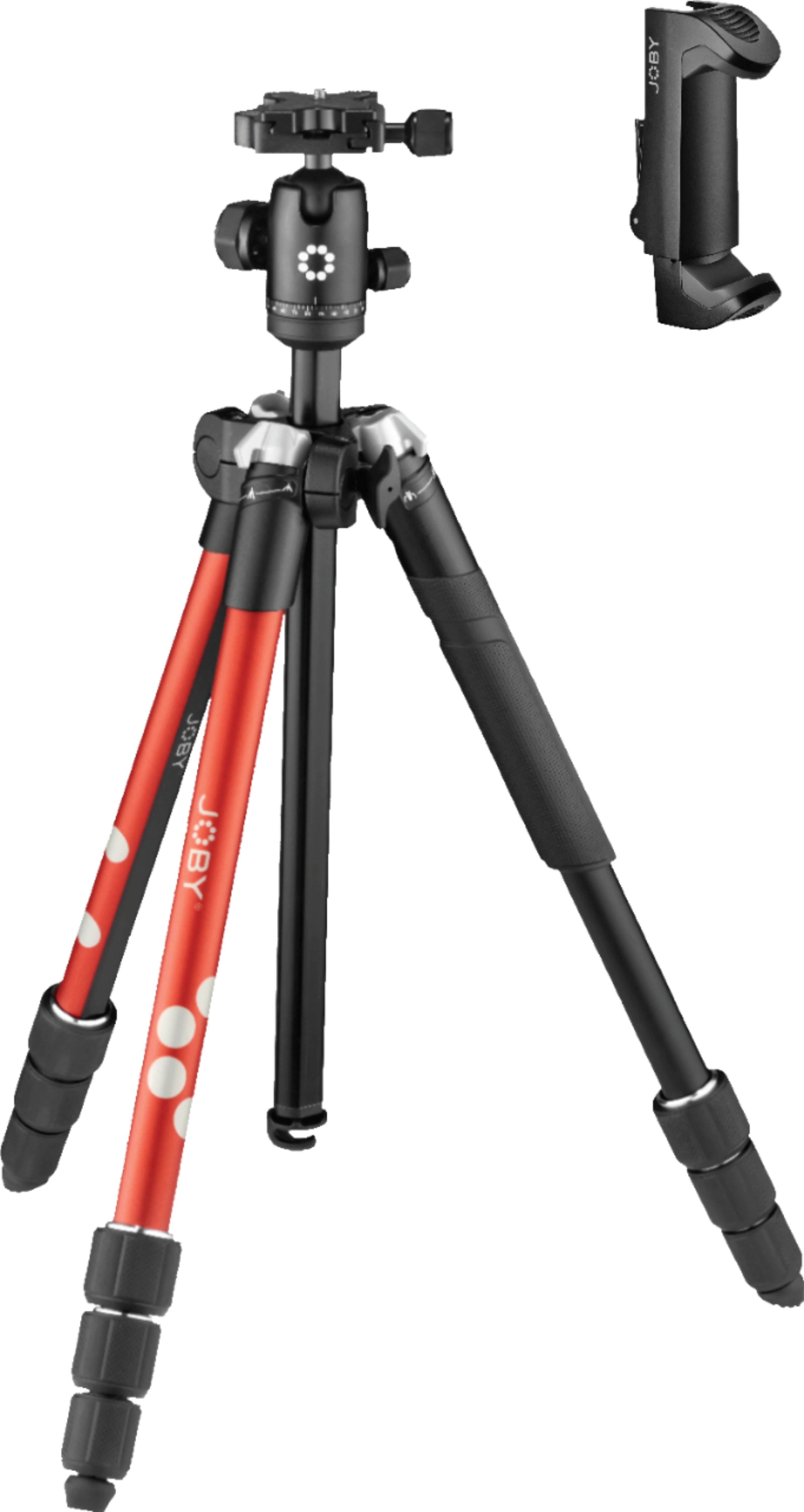 JOBY RangePod Tripod set up with a smartphone in a park