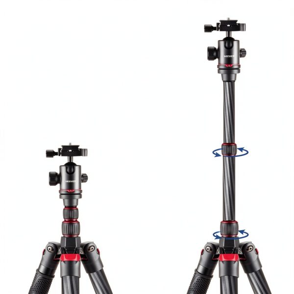 Neewer Carbon Fiber Camera Tripod Monopod 360 Ball Head-1