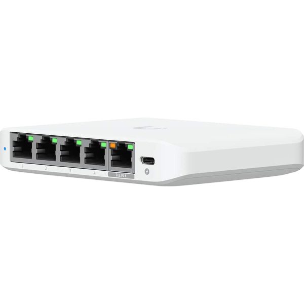 Ubiquiti Flex Mini 2 5G 5 Port Managed Network Switch White-0