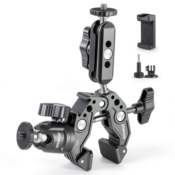 Neewer Super Clamp Magic Arm Ball Head Adapter Phone Action-0
