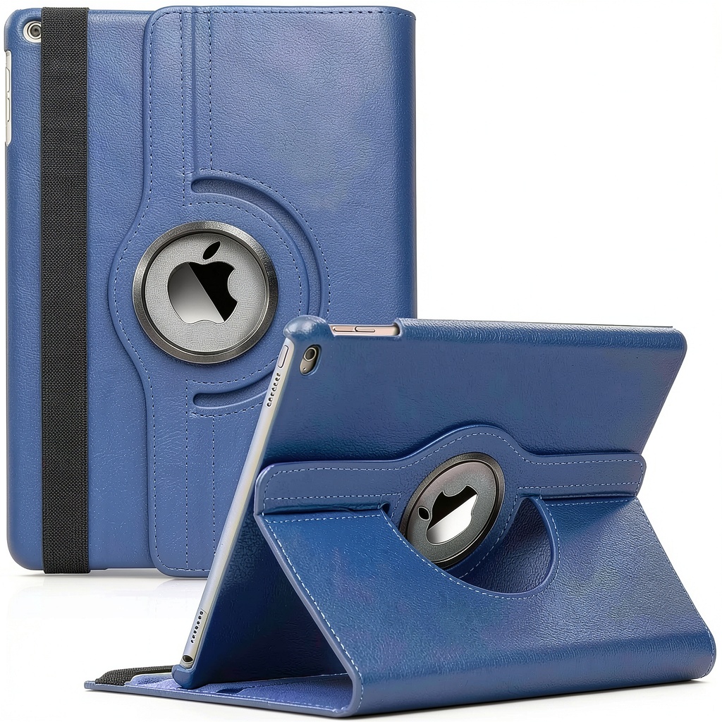 Entronix iPad case showing raised edges and kickstand in use