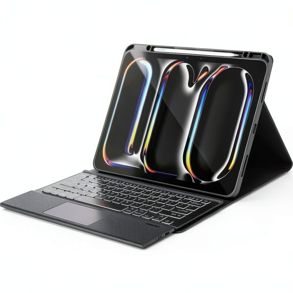 SaharaCase iPad Pro 13 Keyboard Case Vegan Leather Trackpad-0