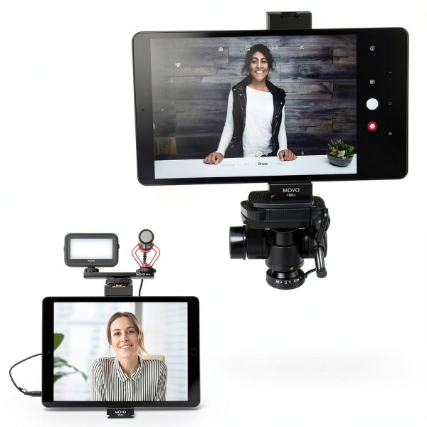 Movo Tablet Vlogging Kit Full Size Tripod Pro Audio-1