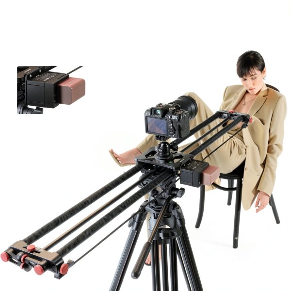 Neewer Motorized Camera Slider Carbon Fiber App Control ER1-3