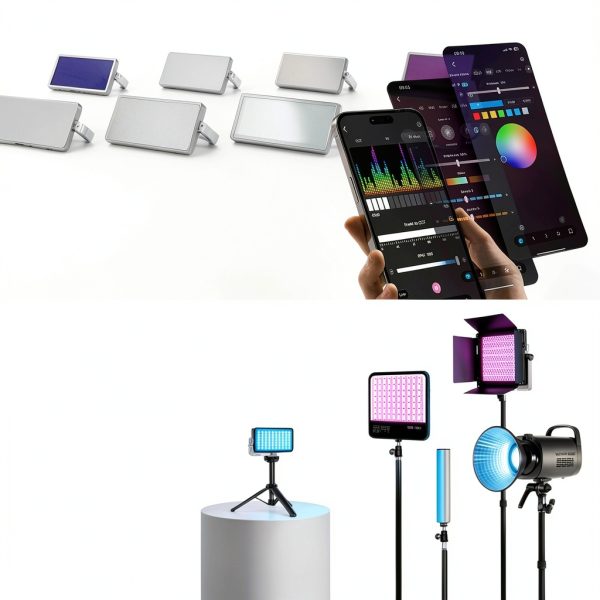 Neewer 12W RGB Video Light Streaming Selfie LED Panel-4