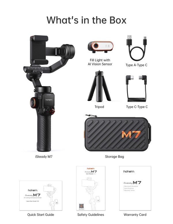 iSteady M7 AI Tracker Smartphone Gimbal for Filmmakers-15