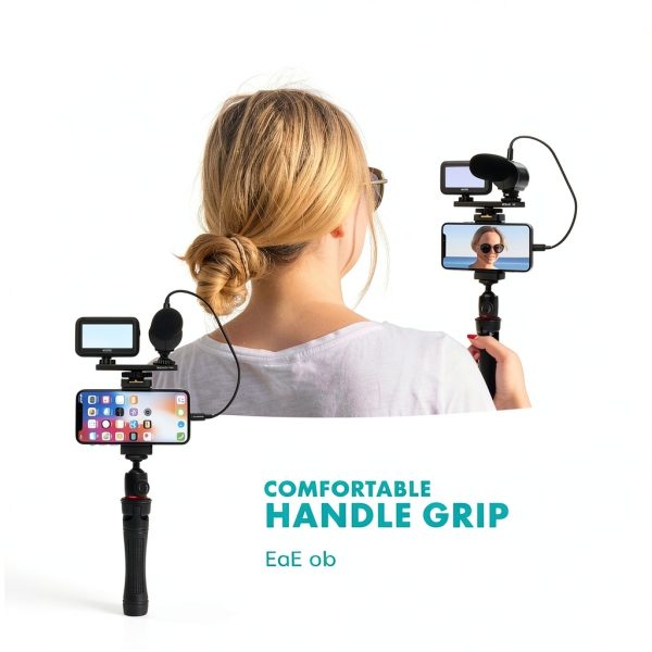Movo iVlogger Smartphone Vlogging Kit with Microphone and-5
