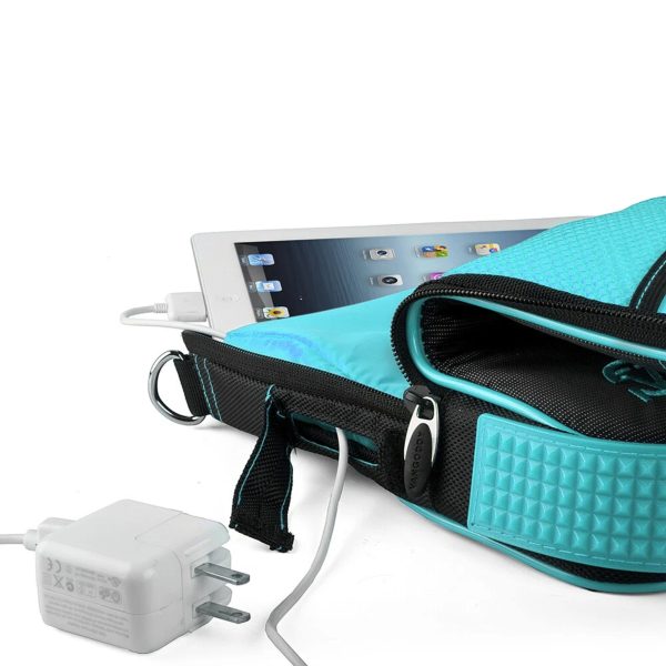 Aqua Tablet Shoulder Bag Water Resistant Nylon Travel-6
