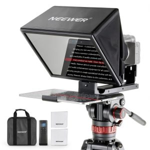 Neewer X12B Teleprompter Aluminum Alloy No Assembly Remote-0