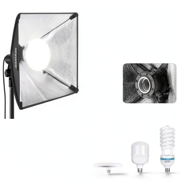 Neewer Studio Lighting Kit Bi Color LED Softbox Photography-6