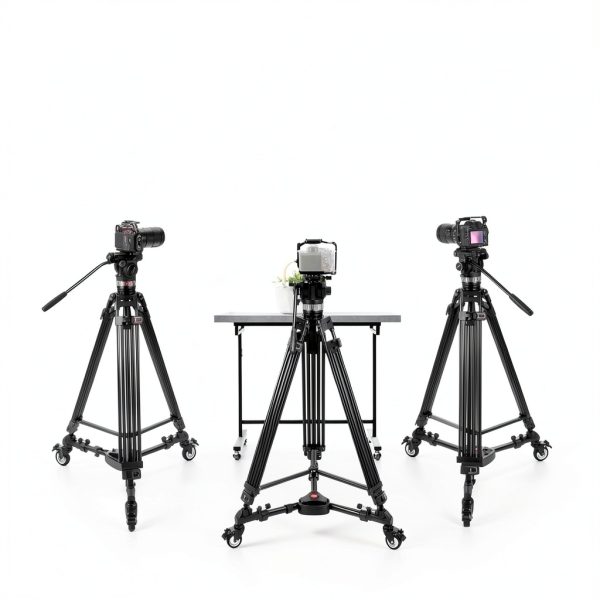 Neewer Tripod Dolly Heavy Duty 50lbs Capacity Smooth Wheels-1