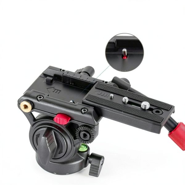 Neewer Fluid Head Tripod Lightweight Aluminum DSLR Video-2