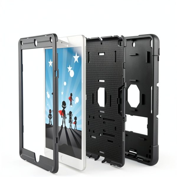 Entronix iPad Air M2 Case Heavy Duty Protection Kickstand-2
