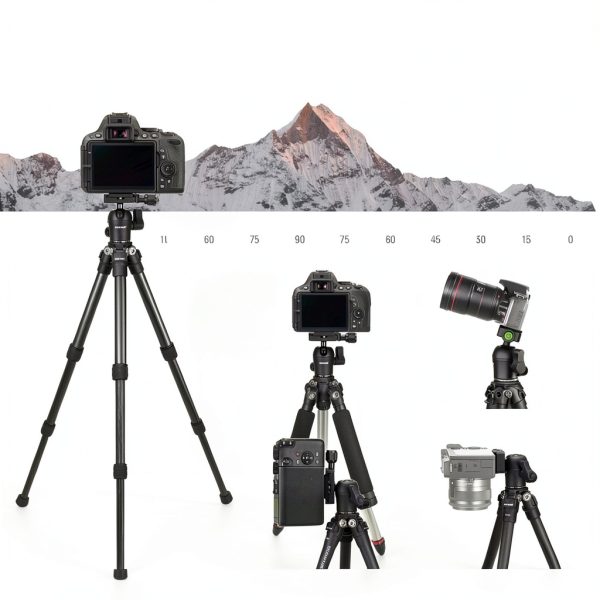 Neewer TP09 Carbon Fiber Tripod for iPhone Camera Travel-2