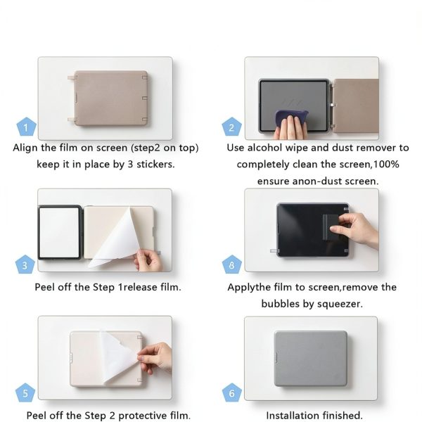 Entronix iPad Mini Screen Protector Tempered Glass Blue-2