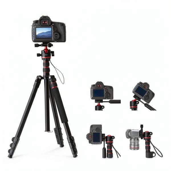 NEEWER Basics Tripod Monopod 360 Ball Head Arca Plate-3