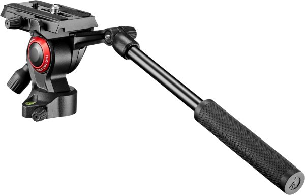 Manfrotto Aluminum Tripod Fluid Video Head Camera Balancing-2