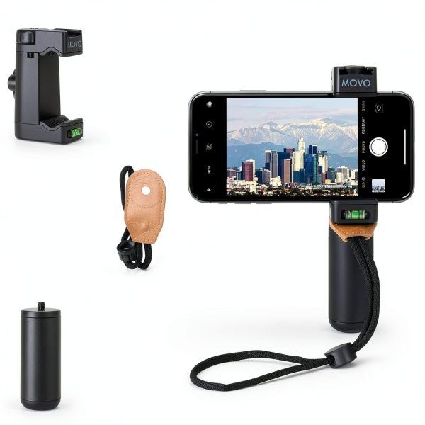 Movo Smartphone Grip Universal Design Padded Handle-2