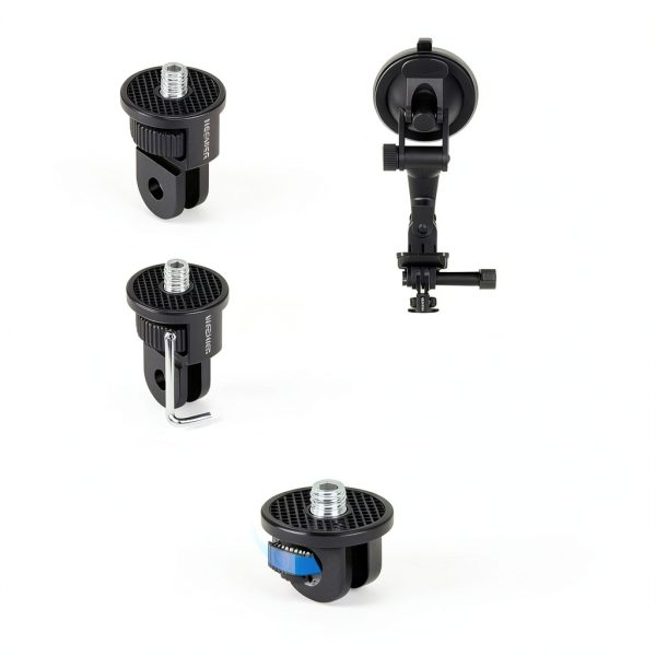 Neewer Action Camera Mount Adapter Aluminum Alloy 1/4 Screw-3