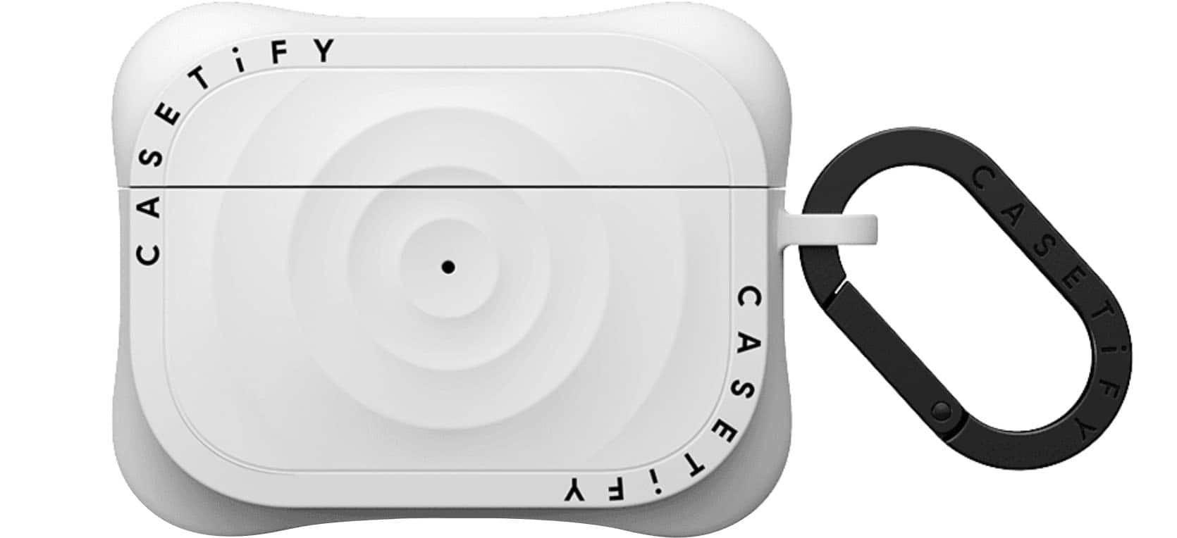 CASETiFY Ripple Case for AirPods Pro in White on a clean background