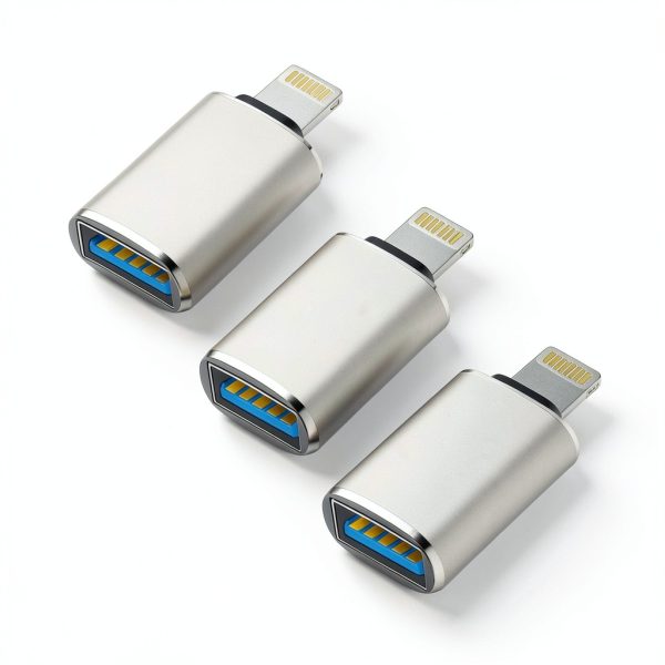 USB to Lightning Adapter for iPhone iPad Keyboard Mouse-0