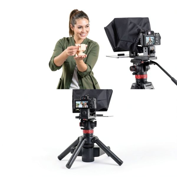 Neewer X12B Teleprompter Aluminum Alloy No Assembly Remote-6