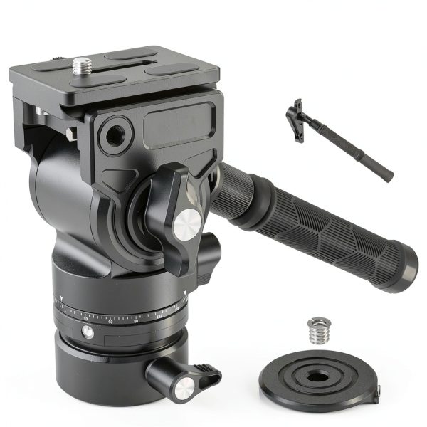 Neewer GM35 Tripod Head Leveling Base Arca Type QR Plate-0