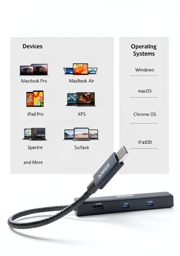 Anker 6 in 1 USB C Hub 65W PD 4K HDMI Ethernet Ports-5