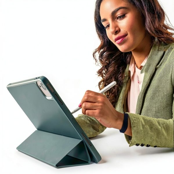 Vena iPad Air Pro Trifold Case Magnetic Stand Protection-2