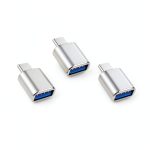 USB C to USB Adapter 3 Pack Universal Compatibility Fast-0