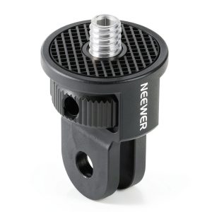 Neewer Action Camera Mount Adapter Aluminum Alloy 1/4 Screw-0