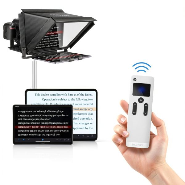 Neewer Teleprompter Aluminum Alloy HD Display Remote Control-3